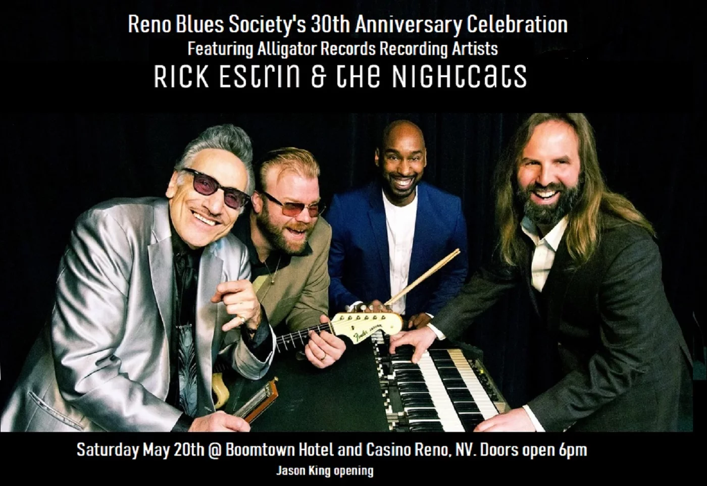 Reno Blues Society's 30th Anniversary Celebration, Starts on