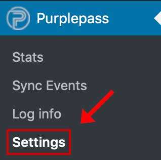 This is where you can find Settings in WordPress.